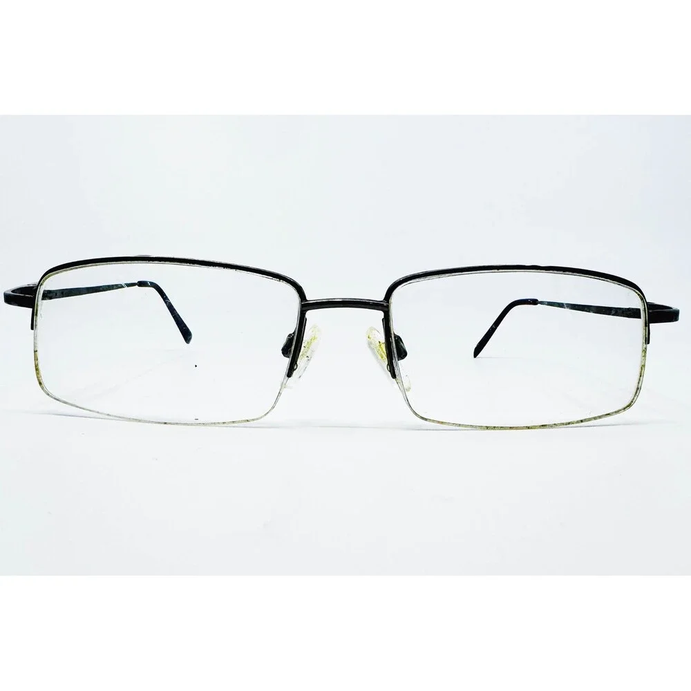 Stetson Eyeglasses Mens Black Rectangular Zyloware 058 54-17-140 54mm